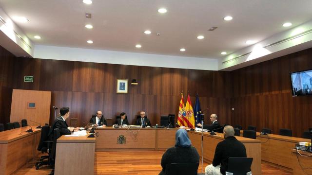 El acusado en el juicio celebrado este jueves en la Audiencia Provincial de Zaragoza.