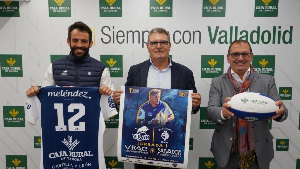 Presentación del patrocinio oficial de Caja Rural de Zamora al VRAC para la temporada 24/25.