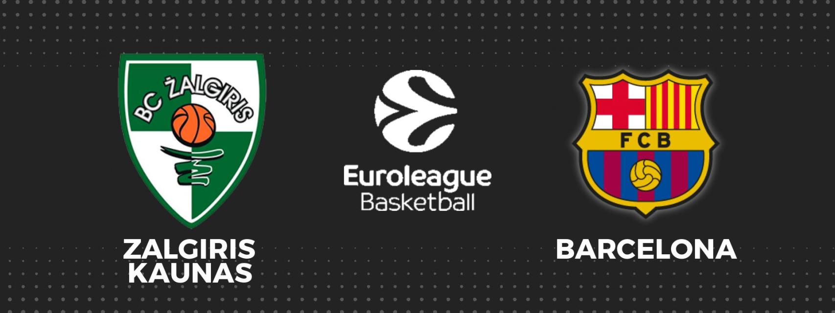 Zalgiris - Barça de Basket, Euroliga de baloncesto en directo