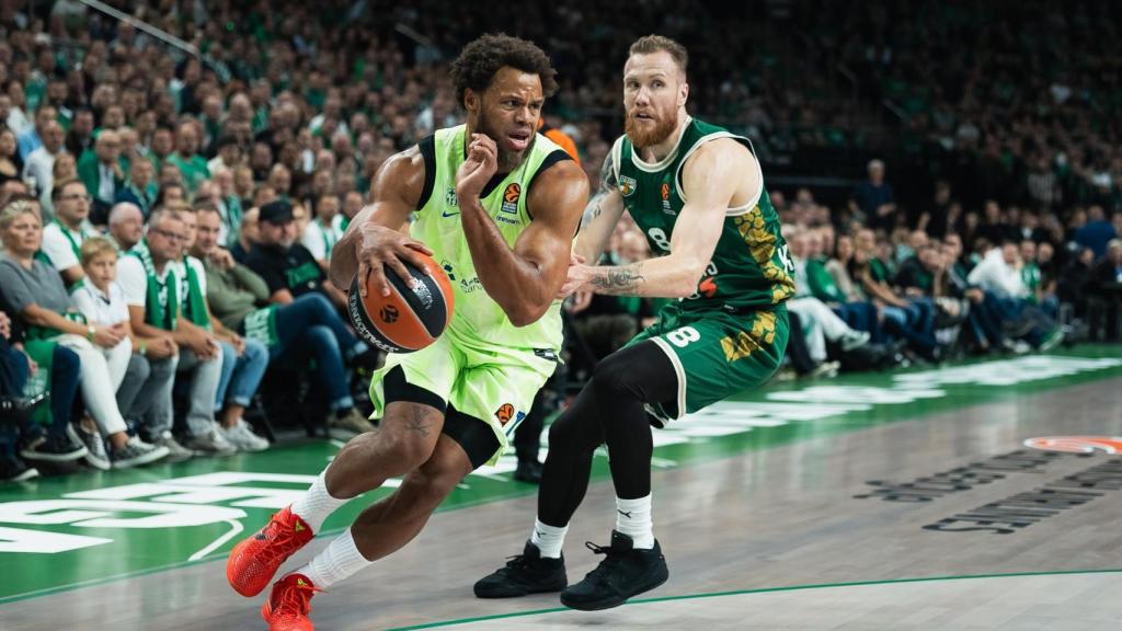 Anderson, del Barça, en el partido de la Euroliga ante el Zalgiris.