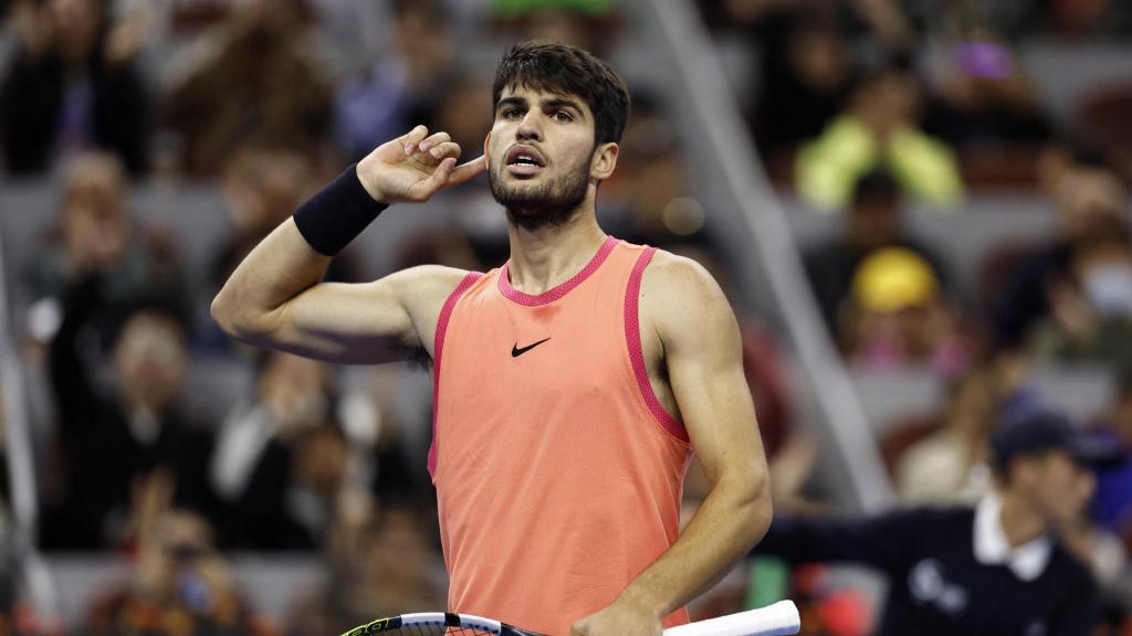 Carlos Alcaraz, en el ATP de Pekín