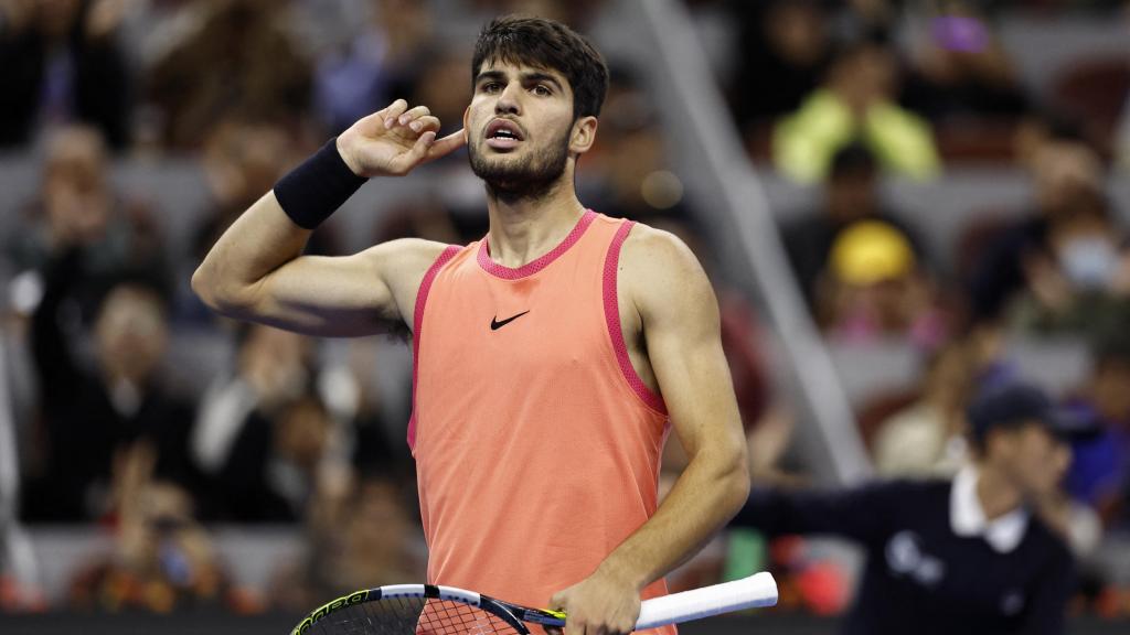 Carlos Alcaraz, en el ATP de Pekín