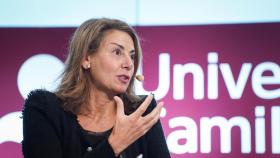 Cristina Nadal, directora ejecutiva de Policy de MSD en España, durante su intervención en el V Simposio del Observatorio de la Sanidad organizado por EL ESPAÑOL e Invertia.