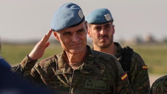 El general Aroldo Lázaro Sáenz es el  comandante de la UNIFIL en el Líbano desde febrero de 2022.