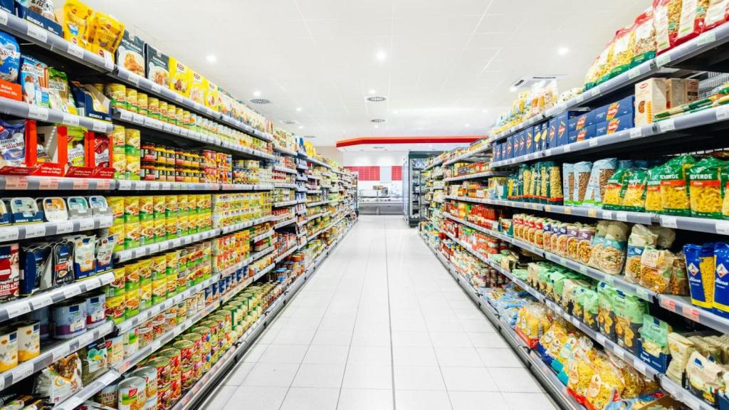 Imagen de archivo del interior de un supermercado.