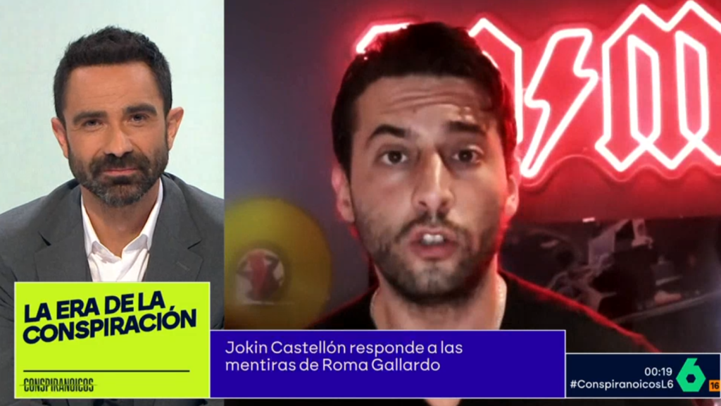 Jokin Castellón contesta a Roma Gallardo en 'Conspiranoicos'