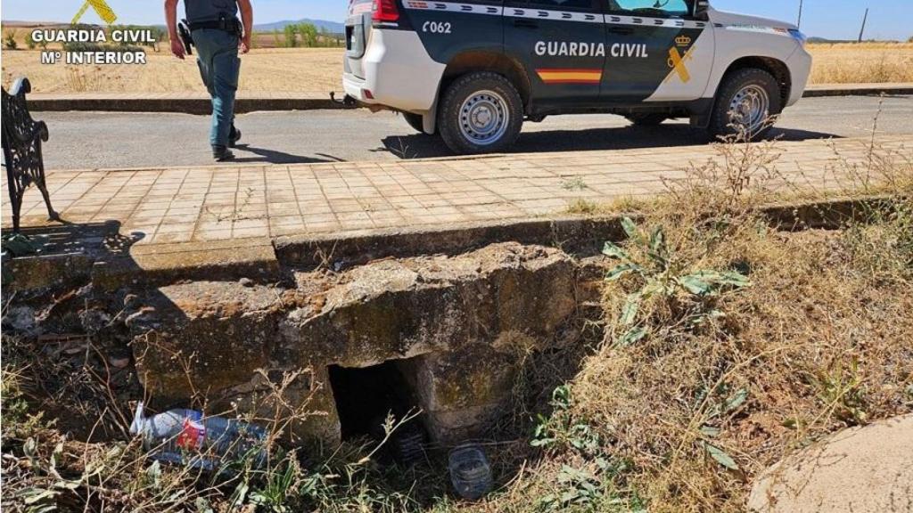 Rescate de los animales. Foto: Guardia Civil.