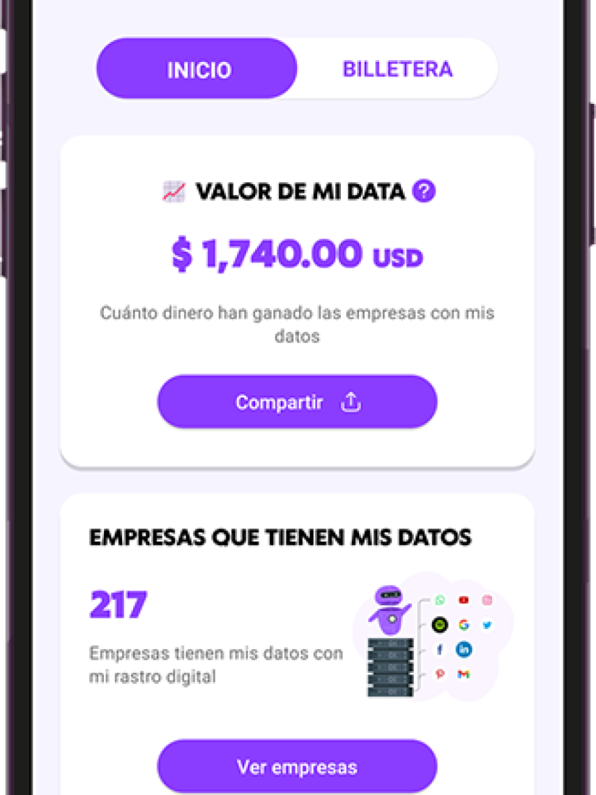 Imagen de la plataforma desarrollada por Cribdata.