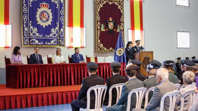 Acto institucional de la Policía Nacional en Toledo.