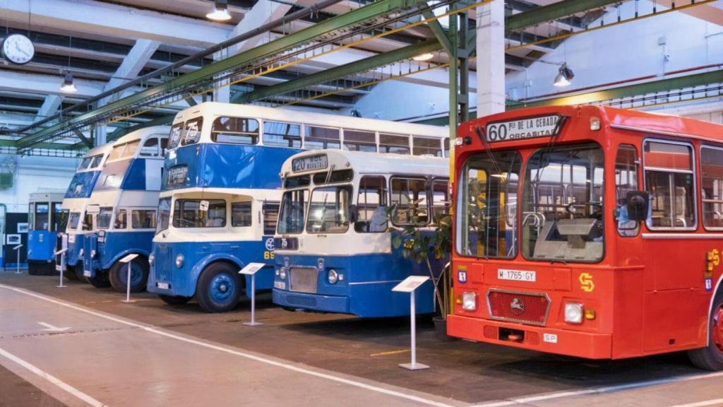 Autobuses históricos de la EMT.