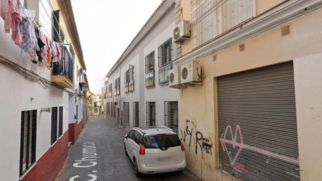 Vista de la calle Churruca.