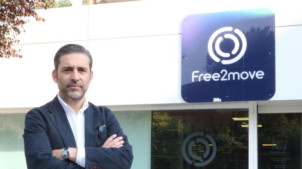 Miguel Barquilla, country manager de España y Portugal de Free2move, en la sede de Madrid.