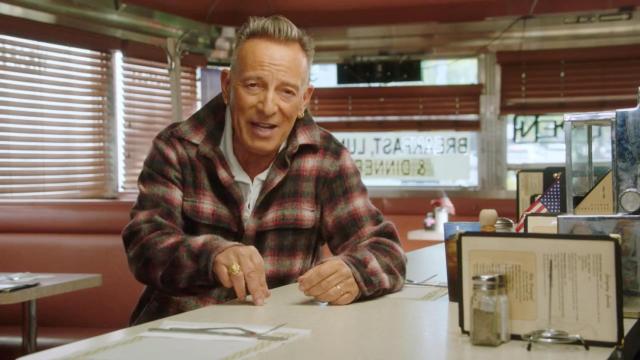 El cantante Bruce Springsteen en una imagen del vídeo en el que da su apoyo a  Kamala Harris.