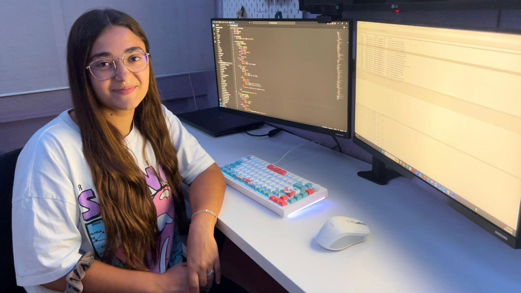 Laura Berenguer, estudiante del Grado en Ingeniería del 'Software'.