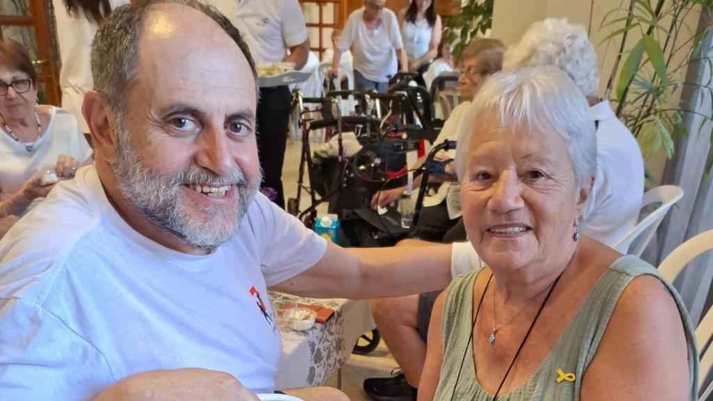 Moshe y Diana, durante la celebración del Año Nuevo judío, esta semana.