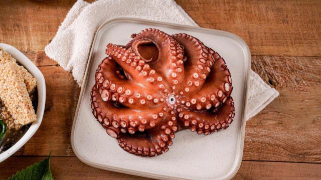 Pulpo hervido