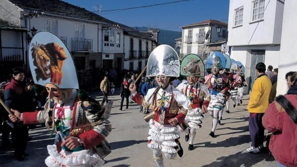 Imagen de archivo del carnaval de Laza (Ourense)