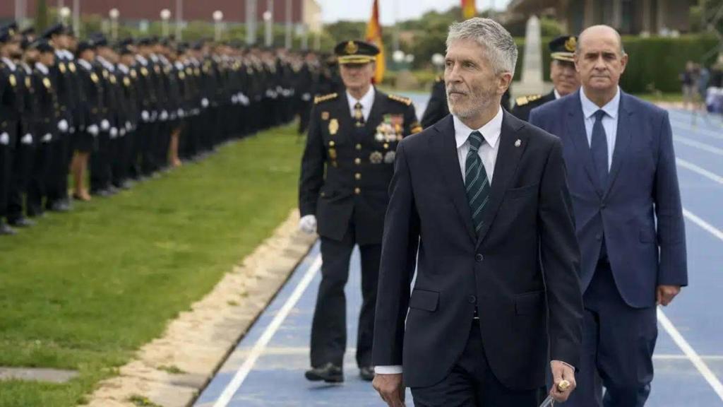 El ministro del Interior, Fernando Grande-Marlaska, en un acto de la Policía Nacional.