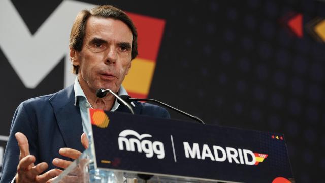 El presidente de honor del PP y expresidente del Gobierno, José María Aznar, interviene en la inauguración de la II Academia de la Juventud Madrileña que organiza Nuevas Generaciones de Madrid.