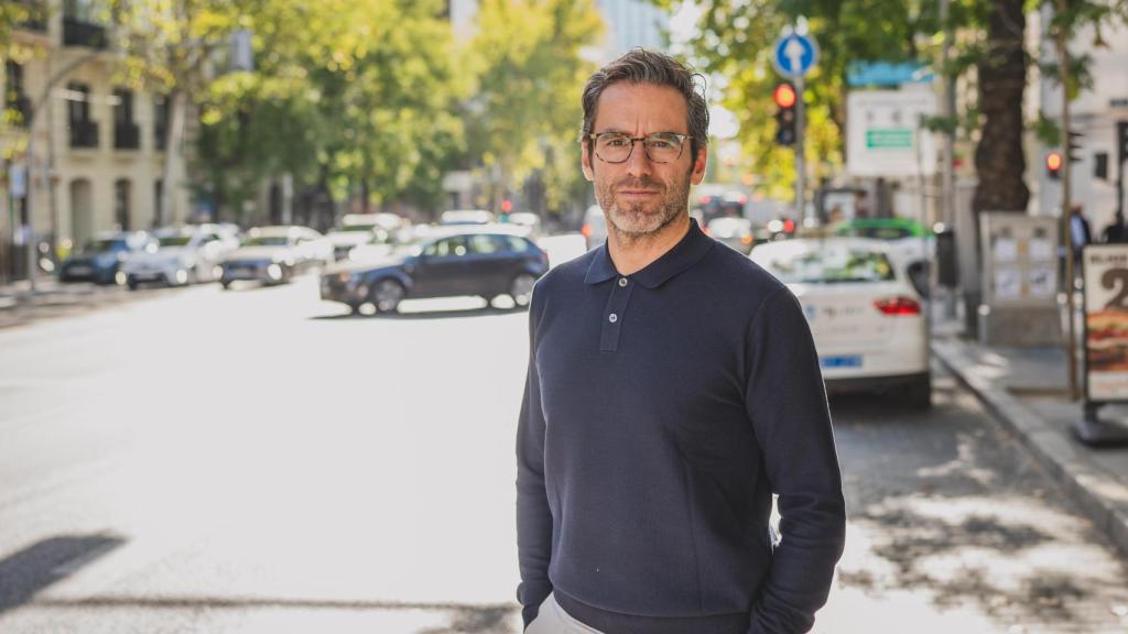 El portavoz y vicesecretario de Cultura del PP, Borja Sémper, este viernes en las calles de Madrid.