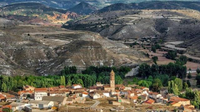 Panorámica de Peralejos, en Teruel.