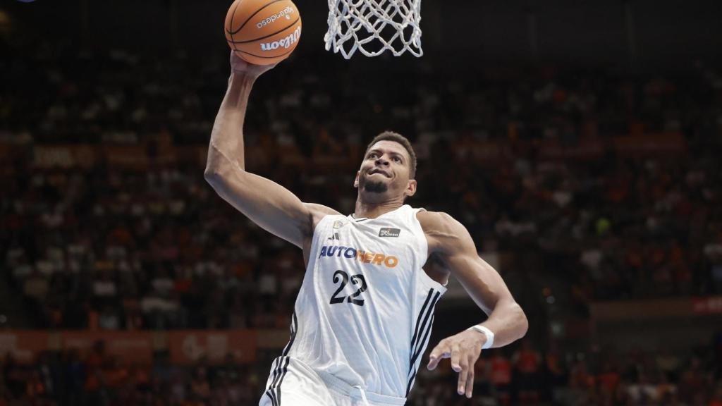 Walter Tavares, con el Real Madrid de baloncesto