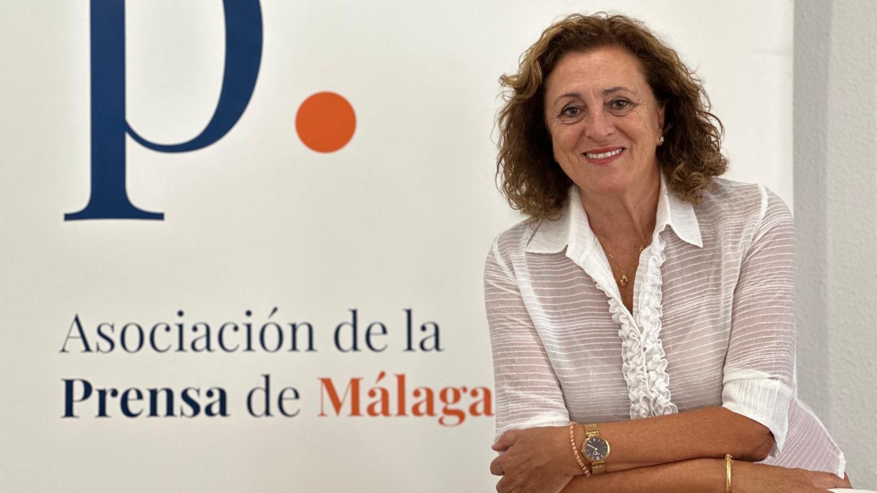 Elena Blanco, presidenta de la Asociación de la Prensa de Málaga.