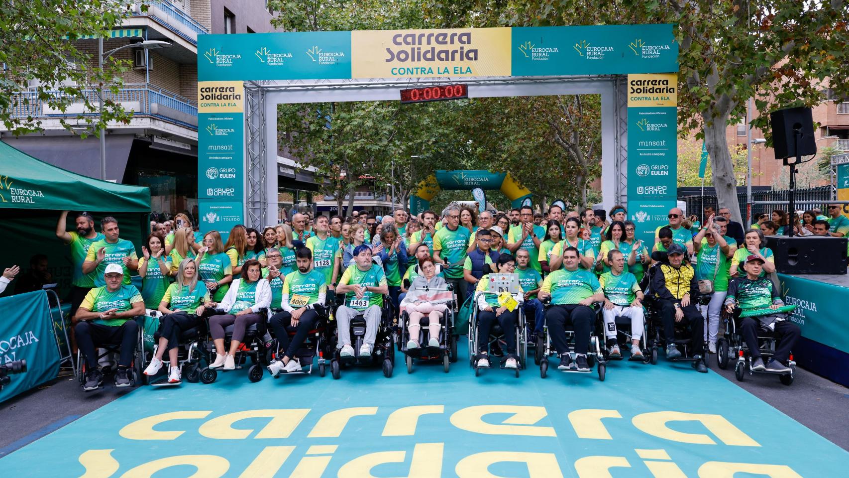 Gran éxito de la Carrera Solidaria contra la ELA de Eurocaja Rural con 4.500 participantes y nuevo récord de apoyo