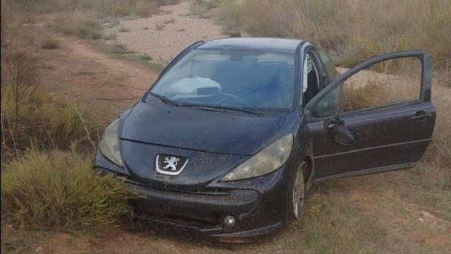 Vehículo hallado en Burgos y propiedad del varón desaparecido. Foto: Guardia Civil.