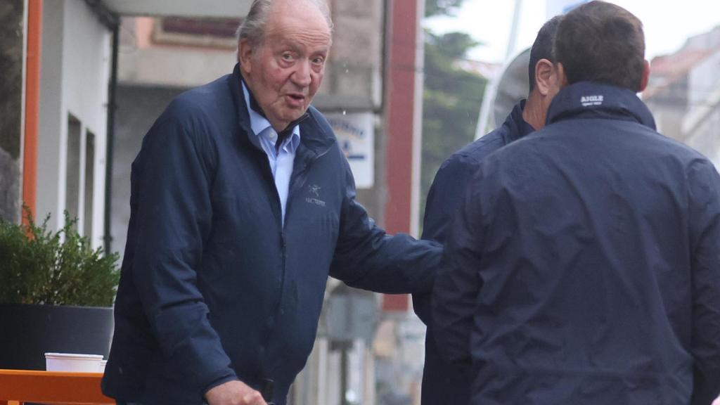 Juan Carlos I, en una imagen captada en Sanxenxo, el pasado día 5.