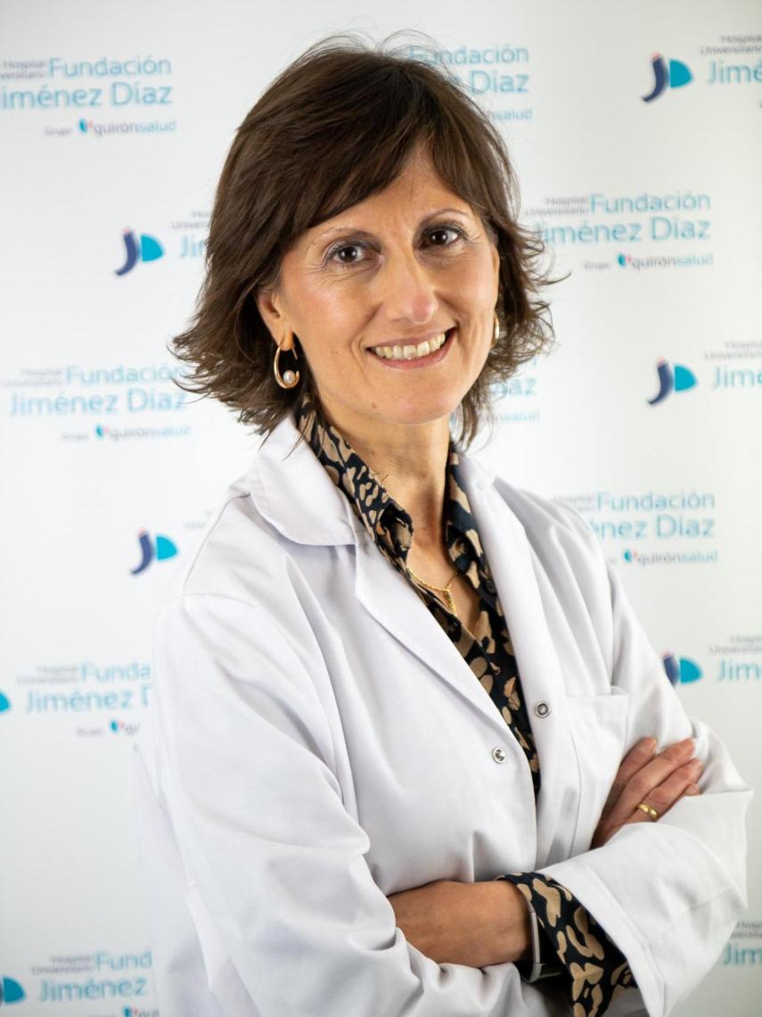 La Dra. Pilar Llamas jefa del Servicio de Hematología y Hematoterapia del Instituto de Investigación Sanitaria de la Fundación Jiménez Díaz