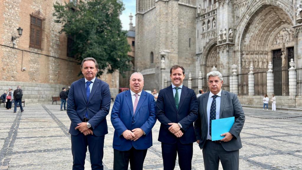 Velázquez y los senadores en la Catedral de Toledo.