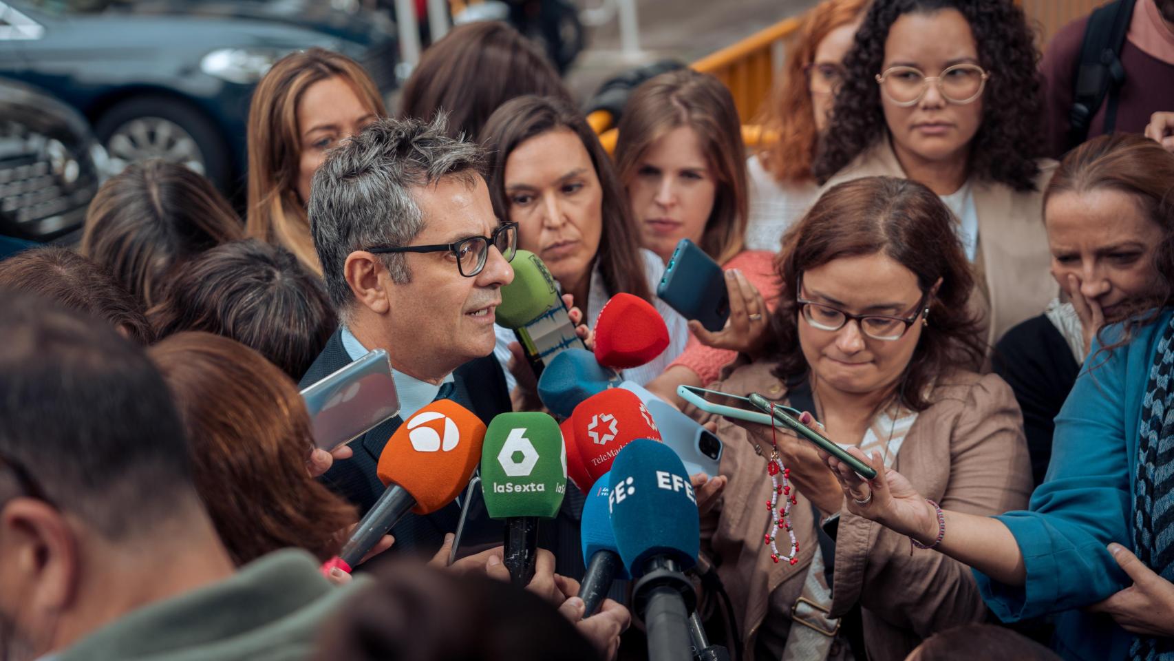 Félix Bolaños este lunes.