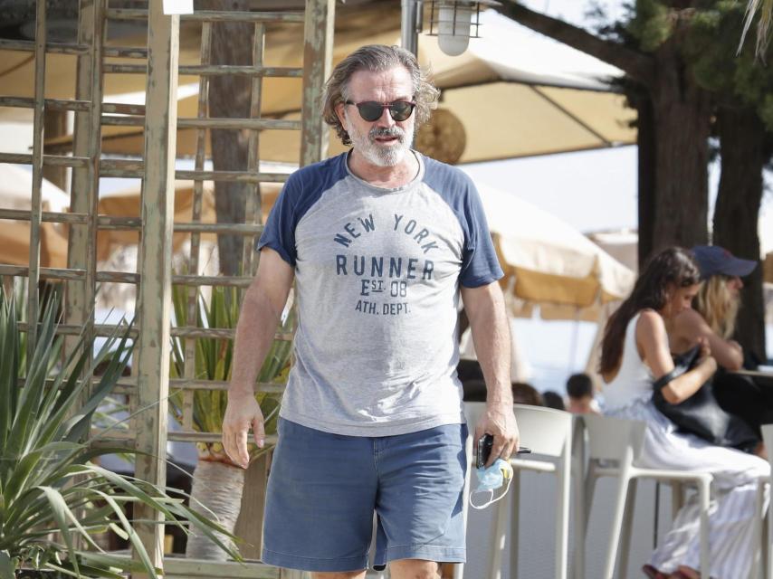 Pepe Navarro en una fotografía tomada en agosto de 2021, en Ibiza.