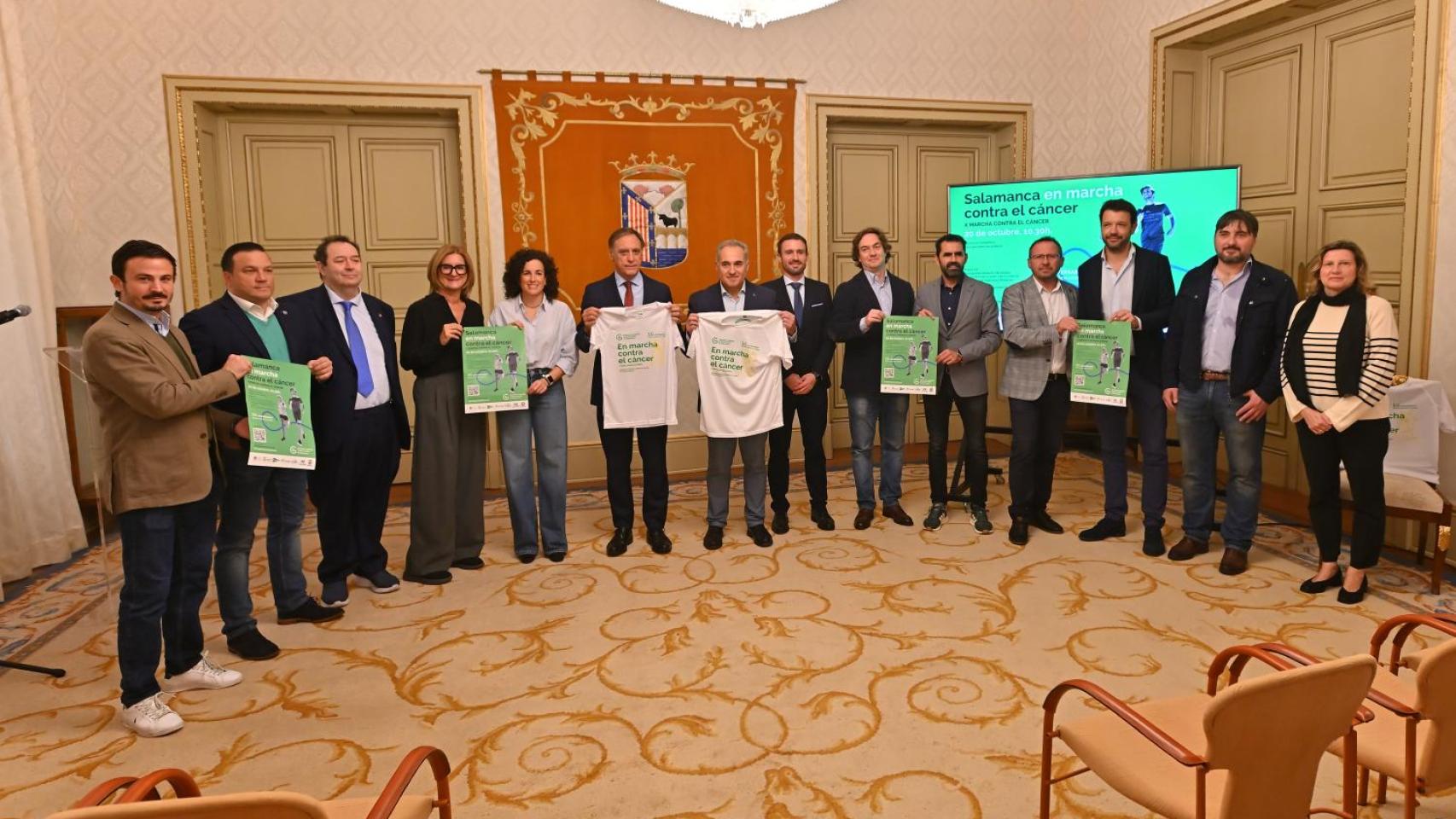 Presentación de la Marcha contra el Cáncer de Salamanca en su edición de 2024