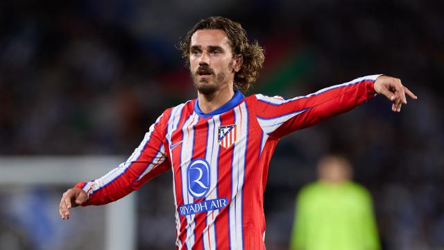 Griezmann, con el Atlético de Madrid