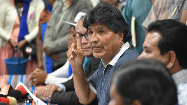 El expresidente Evo Morales.