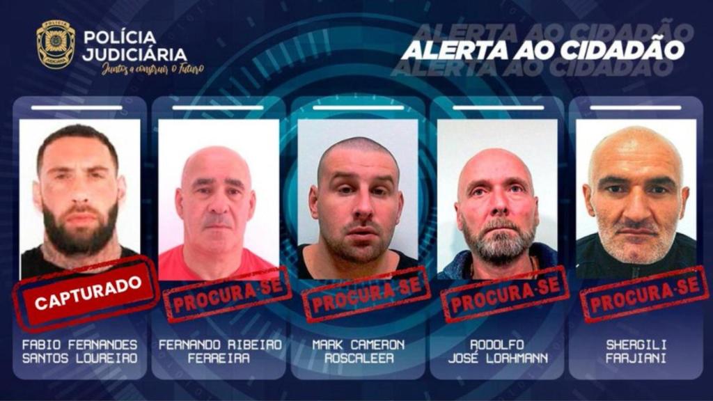 Detenido uno de los cinco prófugos en Tánger.