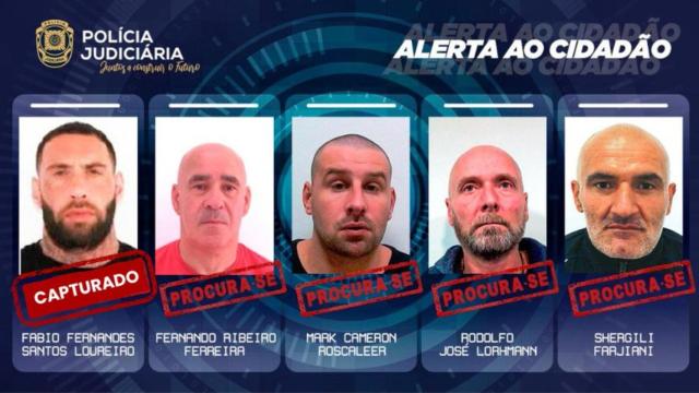 Detenido uno de los cinco prófugos en Tánger.