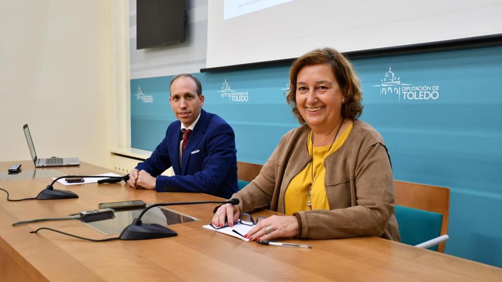 Concepción Cedillo y Daniel Arias, presidenta y vicepresidente de la Diputación de Toledo.