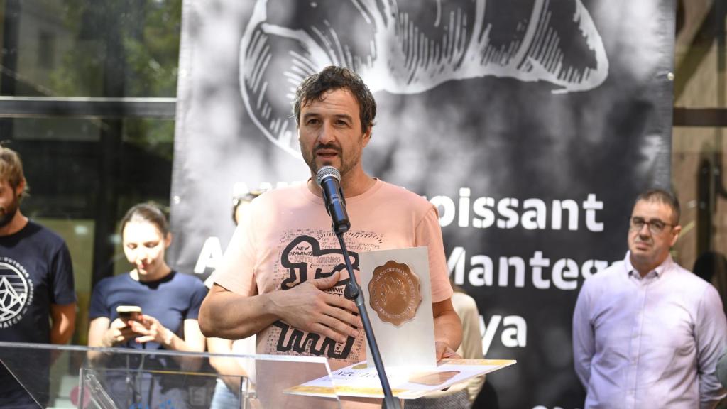 El ganador del concurso, Andreu Sayó.