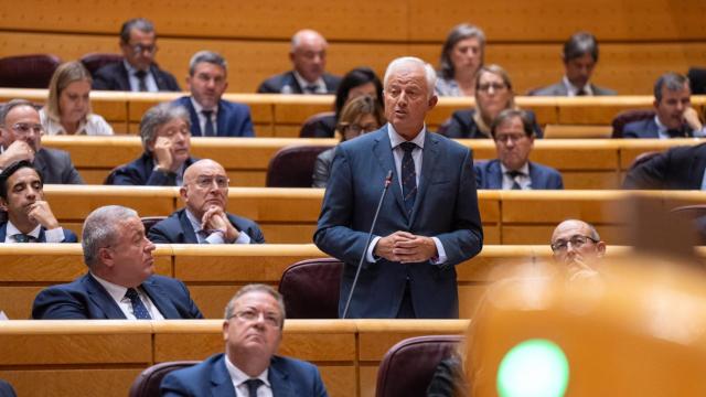 El popular Eloy Suárez, este martes en el Senado.