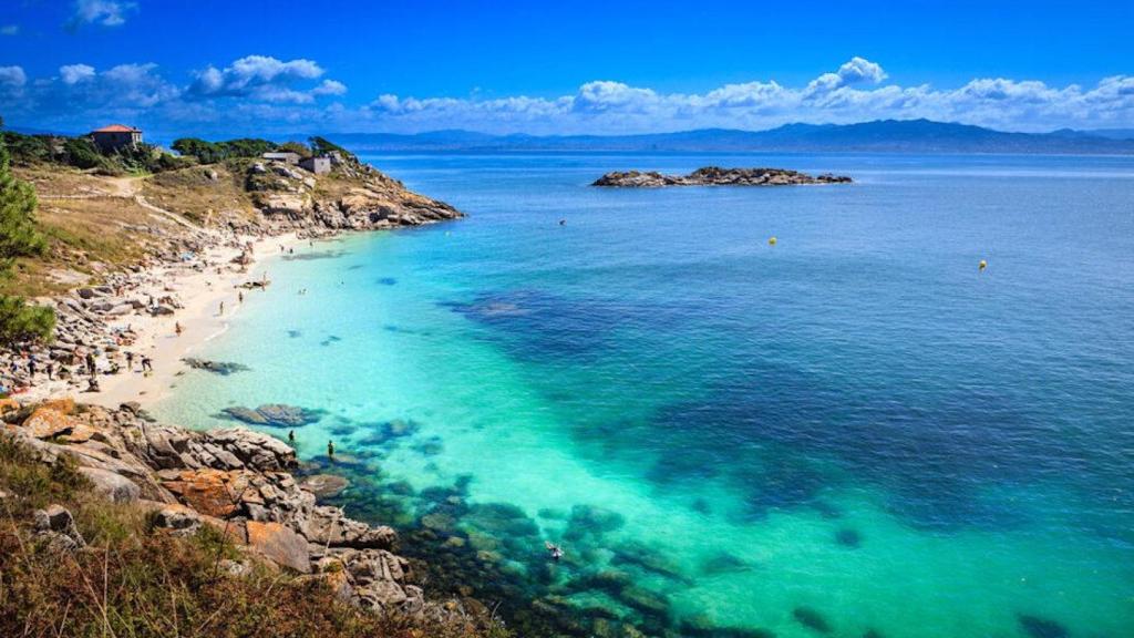 islas Cíes en una foto de archivo