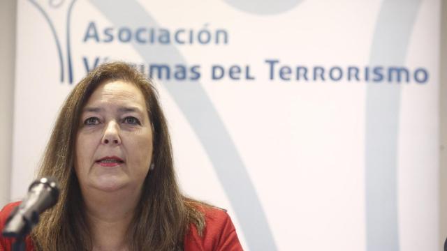 La presidenta de la AVT, Maite Araluce.