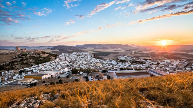 Vistas del pueblo de Teba, en Málaga.