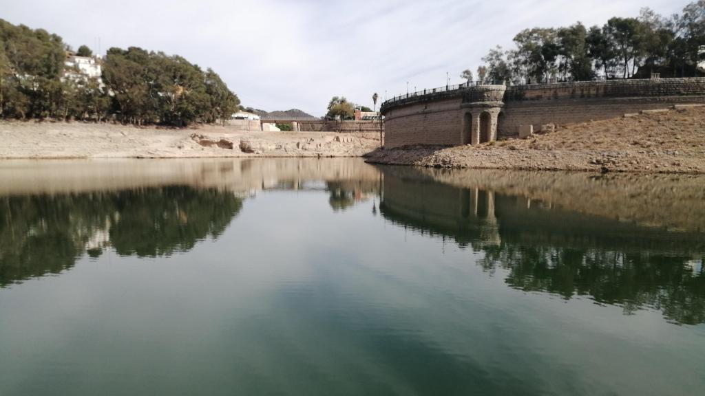 Estado actual de embalse del Conde del Guadalhorce.