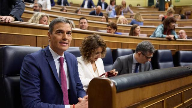 Pedro Sánchez en el Congreso.