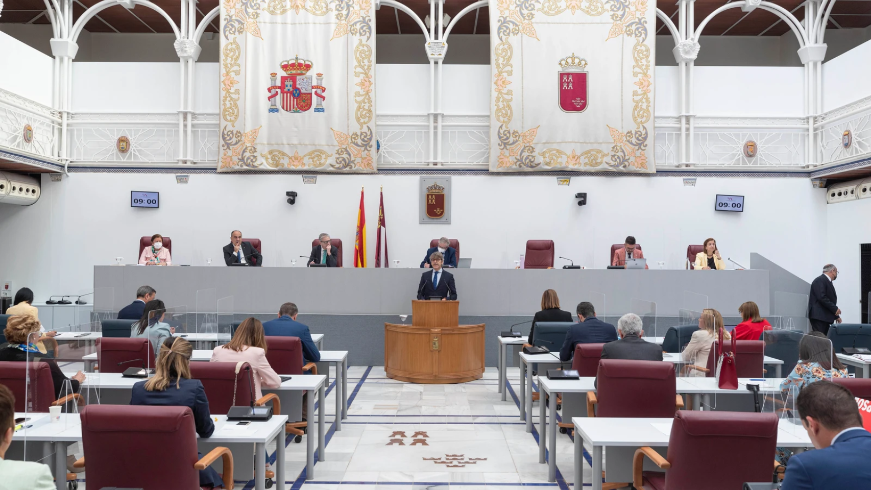 Una fotografía de archivo de un pleno de la Asamblea Regional.