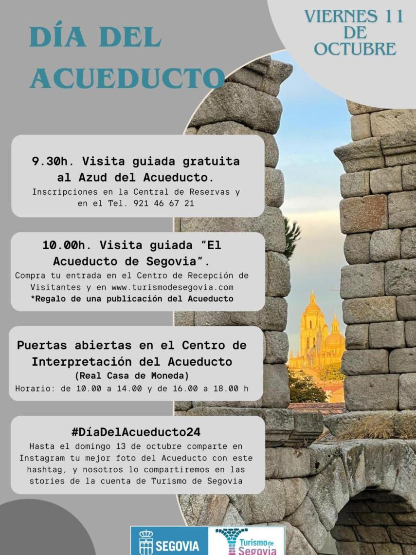 Cartel del Día del Acueducto de Segovia