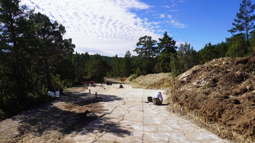 La excavación amplía considerablemente las dimensiones del yacimiento “Mas de Pérez” en Mosqueruela